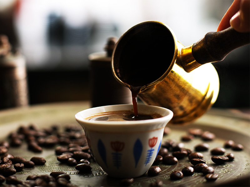Coffee Cup - Small | Blue & Red