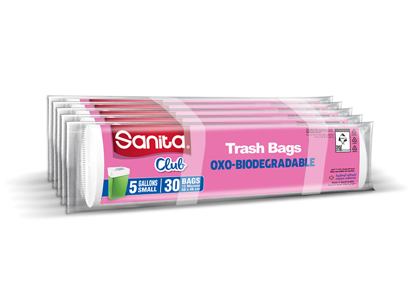 4 Gallon 180pcs Small Pink Trash Bags Strong Pink Garbage Bags