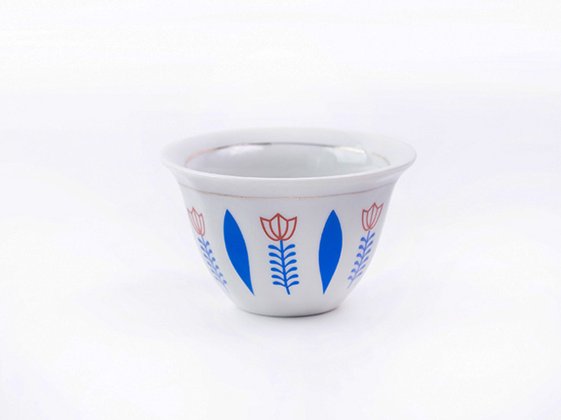 Coffee Cup - Small | Blue & Red