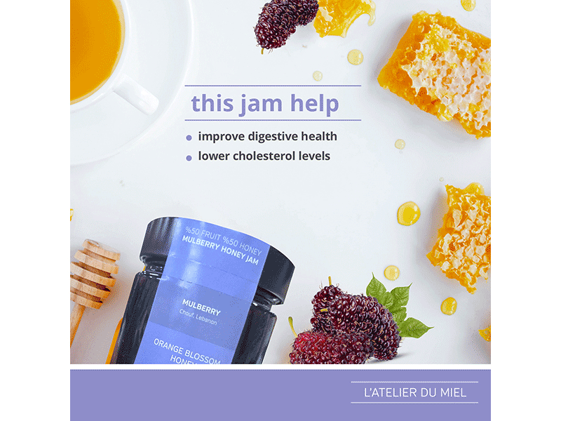 Mulberry Honey Jam 450g Minbaladeh.world