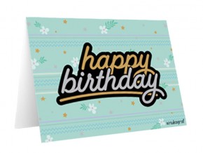Greeting Card - Happy Birthday