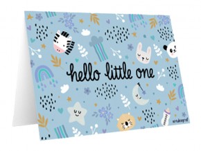 Greeting Card - Hello Little One, Boy