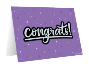 Greeting Card - Congrats!